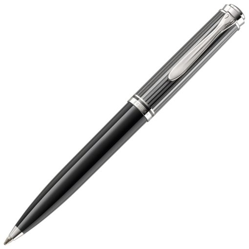 Olovka hemijska Souveran K605+poklon kutija G30 Strasemann Pelikan 813648 sivo-crna