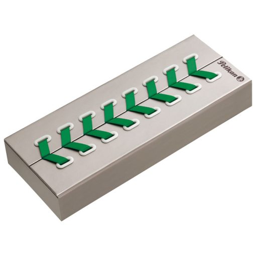 Olovka hemijska Souveran K605+poklon kutija sivo-zelena Pelikan 818223 zeleno-bela!! - Image 2
