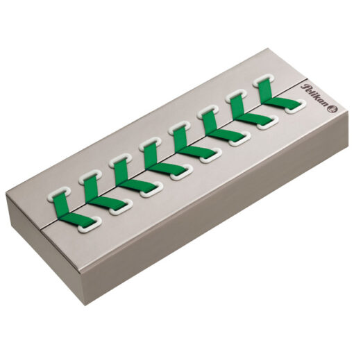 Olovka hemijska Souveran K605+poklon kutija sivo-zelena Pelikan 818223 zeleno-bela!! - Slika 2