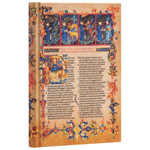Notes tvrdi povez 13x18cm-midi linije 72L s gumicom Inferno Paperblanks PB7231-7!!