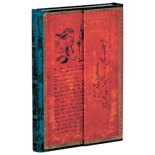 Notes tvrdi povez  9,5x14cm-mini linije 88L s magnetom Lewis Carroll Paperblanks PB4610-3!!