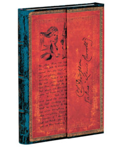 Notes tvrdi povez  9,5x14cm-mini linije 88L s magnetom Lewis Carroll Paperblanks PB4610-3!!