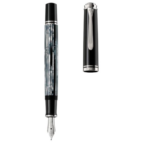 Nalivpero Souveran M605 (M)+kožna bela futrola+pok.kut.G30 Tortoiseshell Pelikan 819312 crna!!