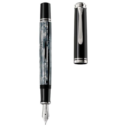 Nalivpero Souveran M605 (M)+kožna bela futrola+pok.kut.G30 Tortoiseshell Pelikan 819312 crna!!