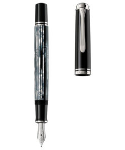 Nalivpero Souveran M605 (M)+kožna bela futrola+pok.kut.G30 Tortoiseshell Pelikan 819312 crna!!