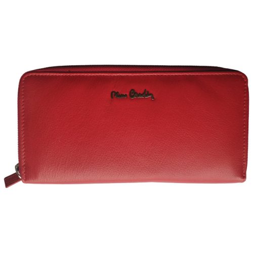 Novčanik kožni ženski dugi sa zipom i kopčom Pierre Cardin 2201TILAK92 crveni
