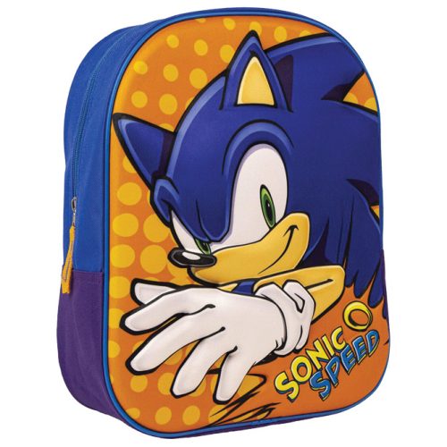 Ranac predškolski 3D Sonic Cerda 2100004344 plavo-žuti