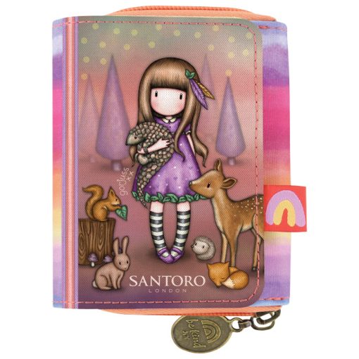 Novčanik na preklop sa kopčom i zipom Be Kind To All Creatures Gorjuss 1204GJ01!!
