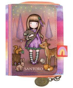 Novčanik na preklop sa kopčom i zipom Be Kind To All Creatures Gorjuss 1204GJ01!!