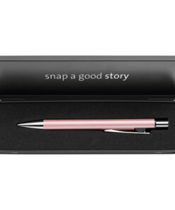 Olovka hemijska Snap Metallic K10+poklon kutija G24 uložak plavi Pelikan 821254 roze