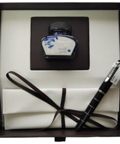 Set Nalivpero M215 (M) Rings+tinta 50ml 4001 plava Pelikan u kutiji GS5 Elegance
