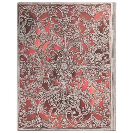 Notes 18x23cm-ultra linije 88L s gumicom Silver Filigree Collection Flexis Paperblanks FB9401-2! - Image 2