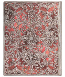Alternative view of Notes 18x23cm-ultra linije 88L s gumicom Silver Filigree Collection Flexis Paperblanks FB9401-2!