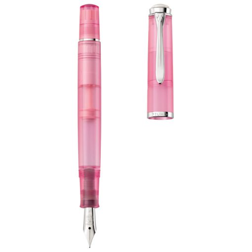 Set Nalivpero Classic M205 (M) Rose Quartz+tinta 50ml Edelstein roze Pelikan 823920 - Image 2