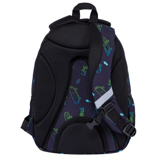 Ranac đački anatomski 3zipa AB330 Skate Lifestyle 24.Head 502024037 crno-zeleni - Image 3
