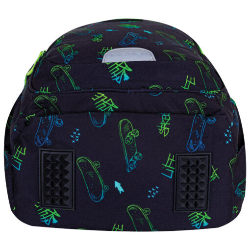Ranac đački anatomski 3zipa AB330 Skate Lifestyle 24.Head 502024037 crno-zeleni - Slika 5
