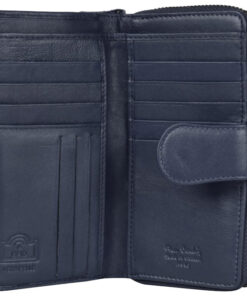 Alternative view of Novčanik kožni ženski srednji sa zipom i kopčom Pierre Cardin 2202TILAK130 plavi