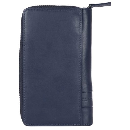 Novčanik kožni ženski srednji sa zipom i kopčom Pierre Cardin 2202TILAK130 plavi - Image 3