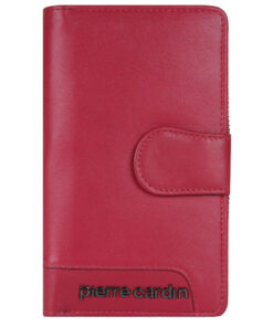 Novčanik kožni ženski srednji sa zipom i kopčom Pierre Cardin 2202TILAK131 crveni