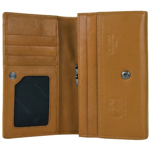 Novčanik kožni ženski srednji sa kopčom Pierre Cardin 455TILAK131 oker - Image 2