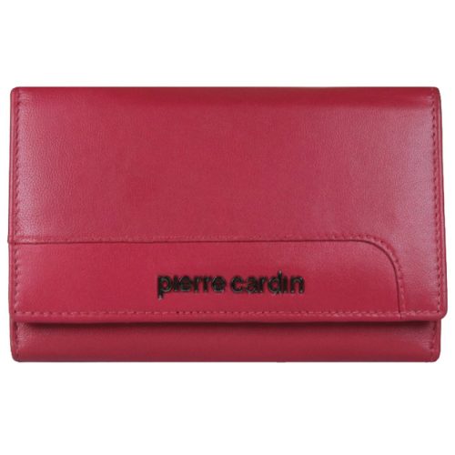 Novčanik kožni ženski srednji sa kopčom Pierre Cardin 455TILAK131 crveni