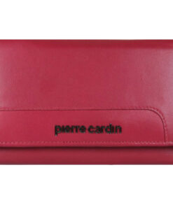 Novčanik kožni ženski srednji sa kopčom Pierre Cardin 455TILAK131 crveni