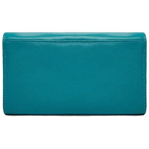 Novčanik kožni ženski srednji sa kopčom Pierre Cardin 455TILAK131 tirkizni - Image 2