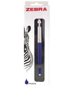 Olovka hemijska 0,7mm 901 Zebra 83742 srebrno-plava blister