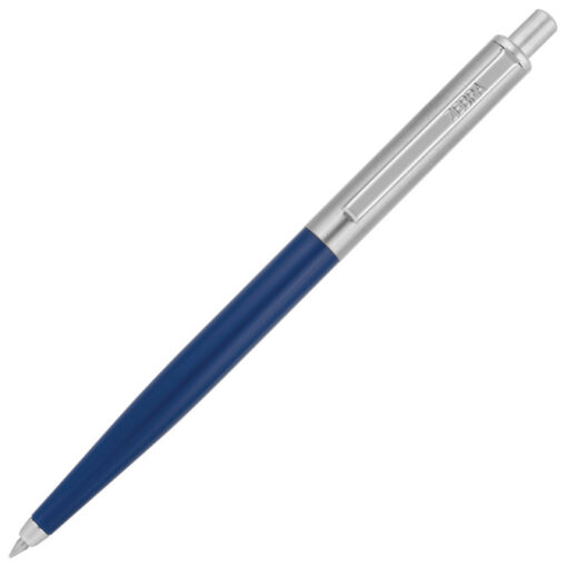 Olovka hemijska 0,7mm 901 Zebra 83742 srebrno-plava blister - Slika 2