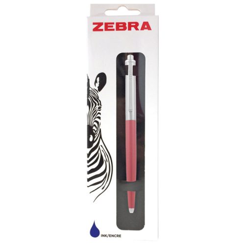 Olovka hemijska 0,7mm 901 Zebra 83747 srebrno-crvena blister