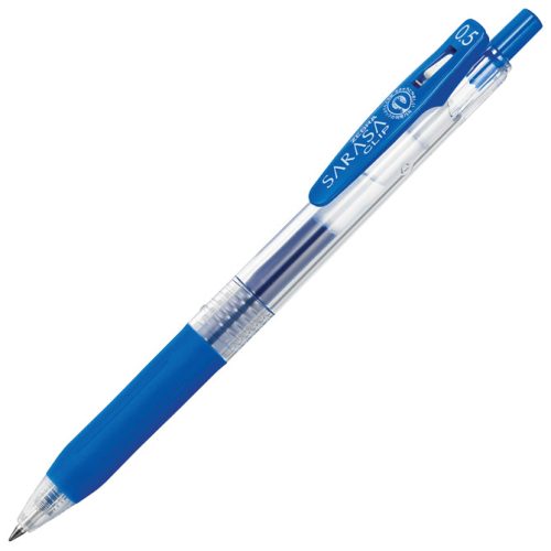 Roler gel 0,5mm sa gumenim gripom (uložak kobalt plavi) Sarasa Clip Zebra 35132 kobalt plavi