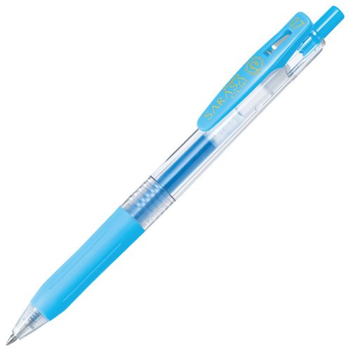 Roler gel 0,5mm sa gumenim gripom (uložak pastelno plavi) Sarasa Clip Zebra 14318 pastelno plavi