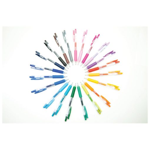 Roler gel 0,5mm sa gumenim gripom (uložak pastelno zeleni) Sarasa Clip Zebra 14298 pastelno zeleni - Image 3