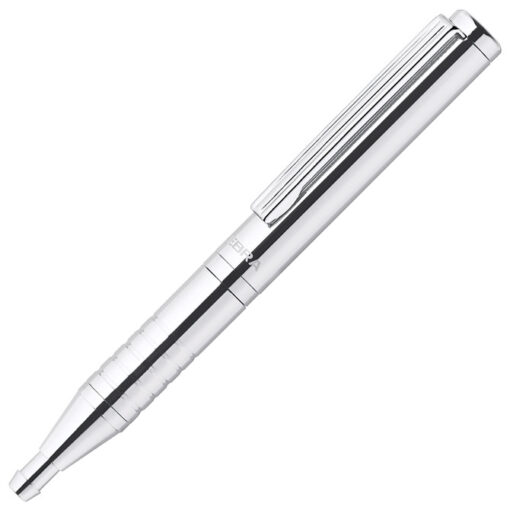Olovka hemijska teleskopska 0,7mm u poklon kutiji SL-F1 Zebra 00578 srebrna - Slika 2