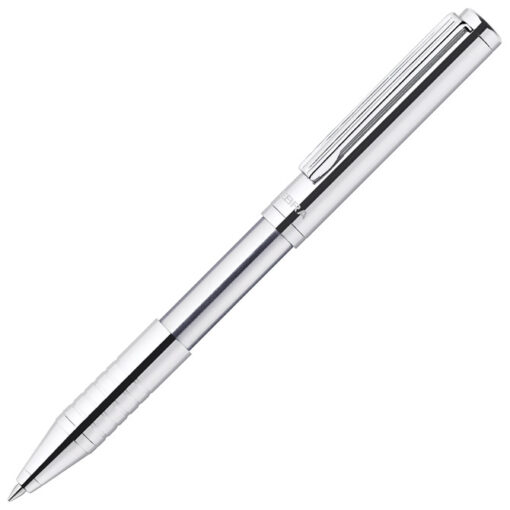 Olovka hemijska teleskopska 0,7mm u poklon kutiji SL-F1 Zebra 00578 srebrna - Slika 3