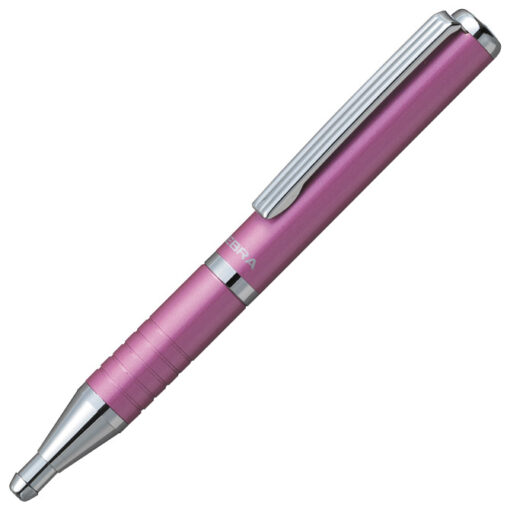 Olovka hemijska teleskopska 0,7mm u poklon kutiji SL-F1 Zebra 23467-24 roze-srebrna - Slika 2