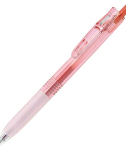 Roler gel 0,5mm sa gumenim gripom (uložak crveni) Sarasa Clip BioTube Zebra 63713 providno crveni