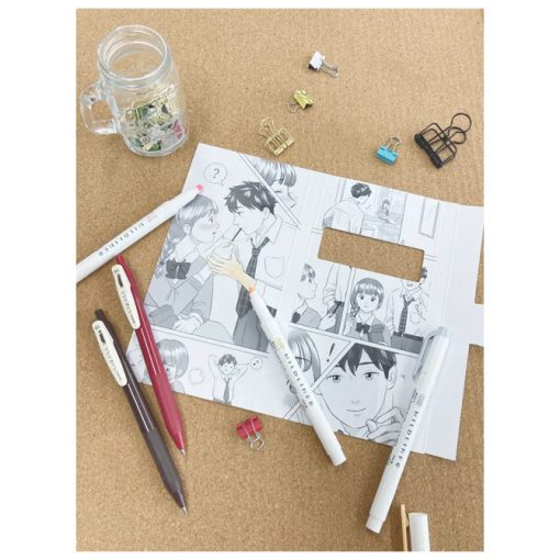 Set Manga Give me a bite (roler Sarasa Clip pk2+flomaster obostrani Mildliner pk3) Zebra 56536 - Image 3