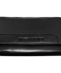 Novčanik kožni ženski srednji sa kopčom Pierre Cardin 6334TILAK131BLK crni