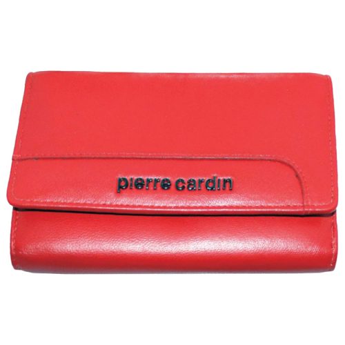 Novčanik kožni ženski srednji sa kopčom Pierre Cardin 6334TILAK131RED crveni