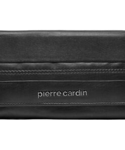 Novčanik kožni ženski srednji sa kopčom Pierre Cardin 6334TILAK130BLK crni