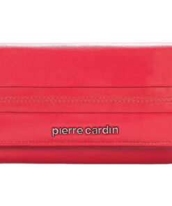 Novčanik kožni ženski srednji sa kopčom Pierre Cardin 6334TILAK130RED crveni