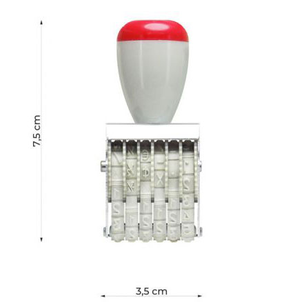 Numerator 6 mesta MF 0704