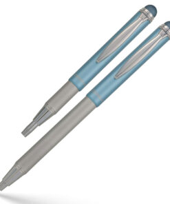 Olovka hemijska teleskopska 0,7mm bez kutije Stylus Metallic Zebra 46616 svetlo plava