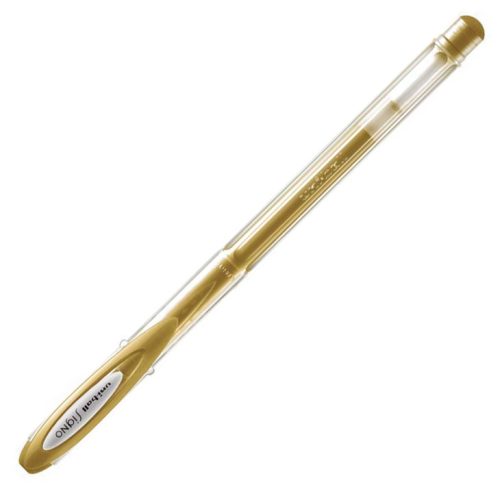 Olovka roler gel UM-120NM ZLATNA Signo, Uni-ball
