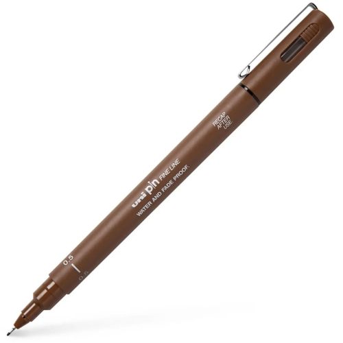 Flomaster 0.5mm BRAON, Uni-pin 05-200