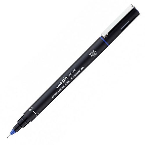 Flomaster 0.1mm PLAVI, Uni-pin 01-200