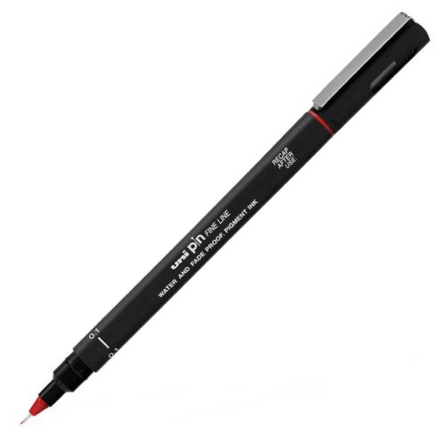 Flomaster 0.1mm CRVENI, Uni-pin 01-200