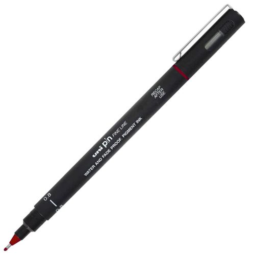 Flomaster 0.8mm CRVENI, Uni-pin 08-200