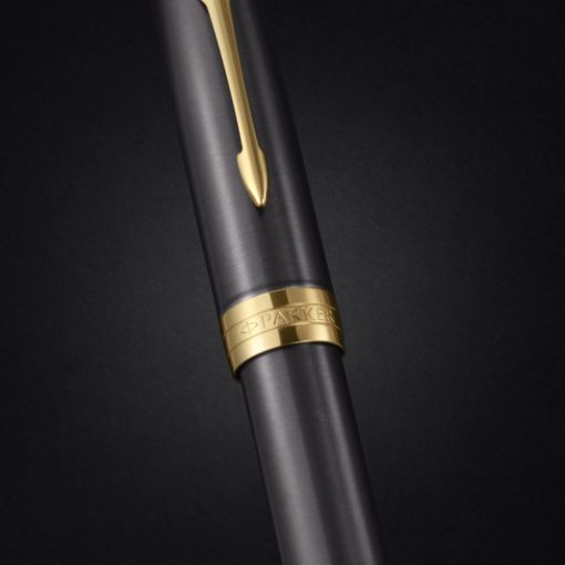 Roler olovka Parker Royal Sonnet Grey Gold Trim - Image 4